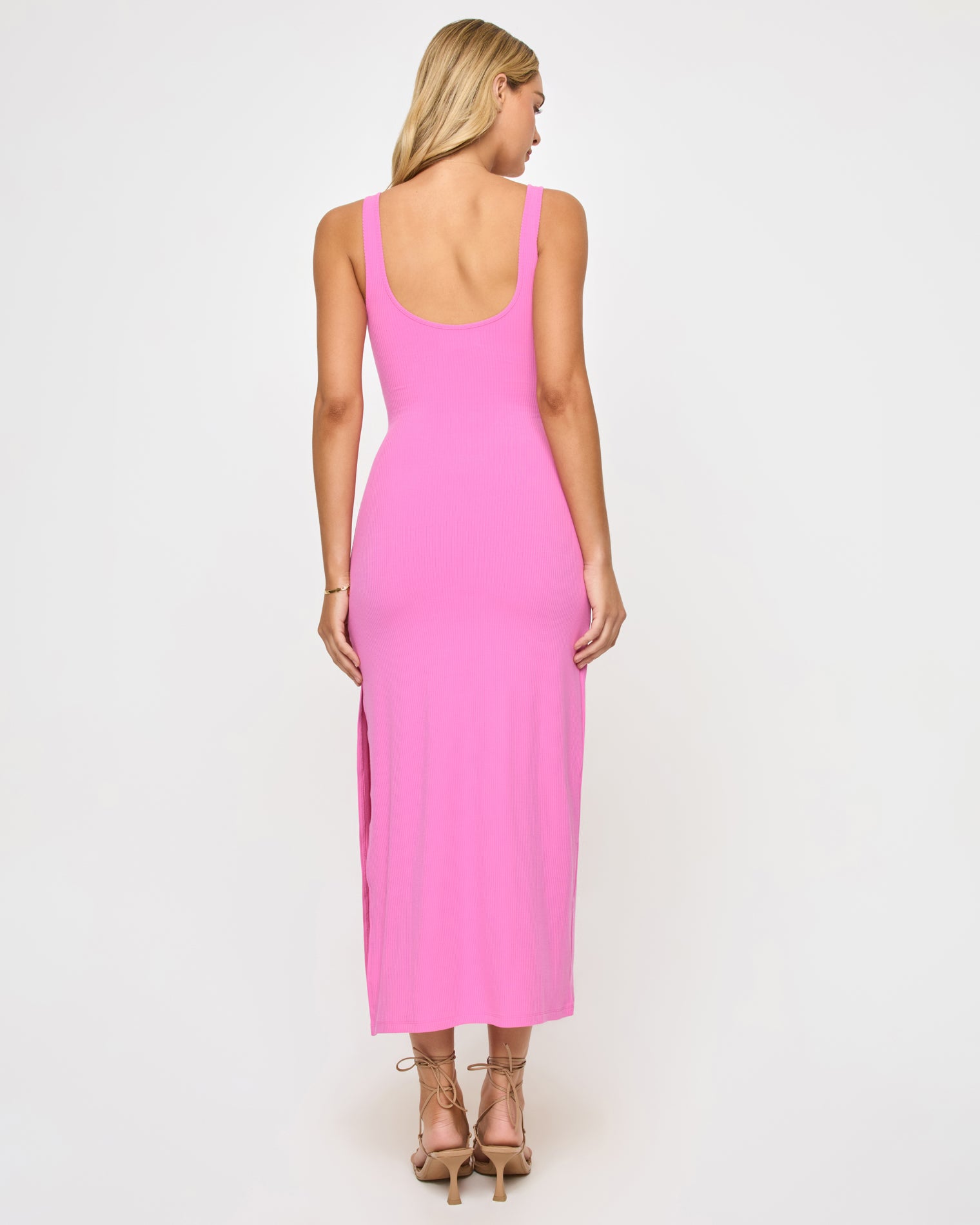 Pink Sleeveless Midi Dress - LSPACE Camille Dress | LSPACE On Sale