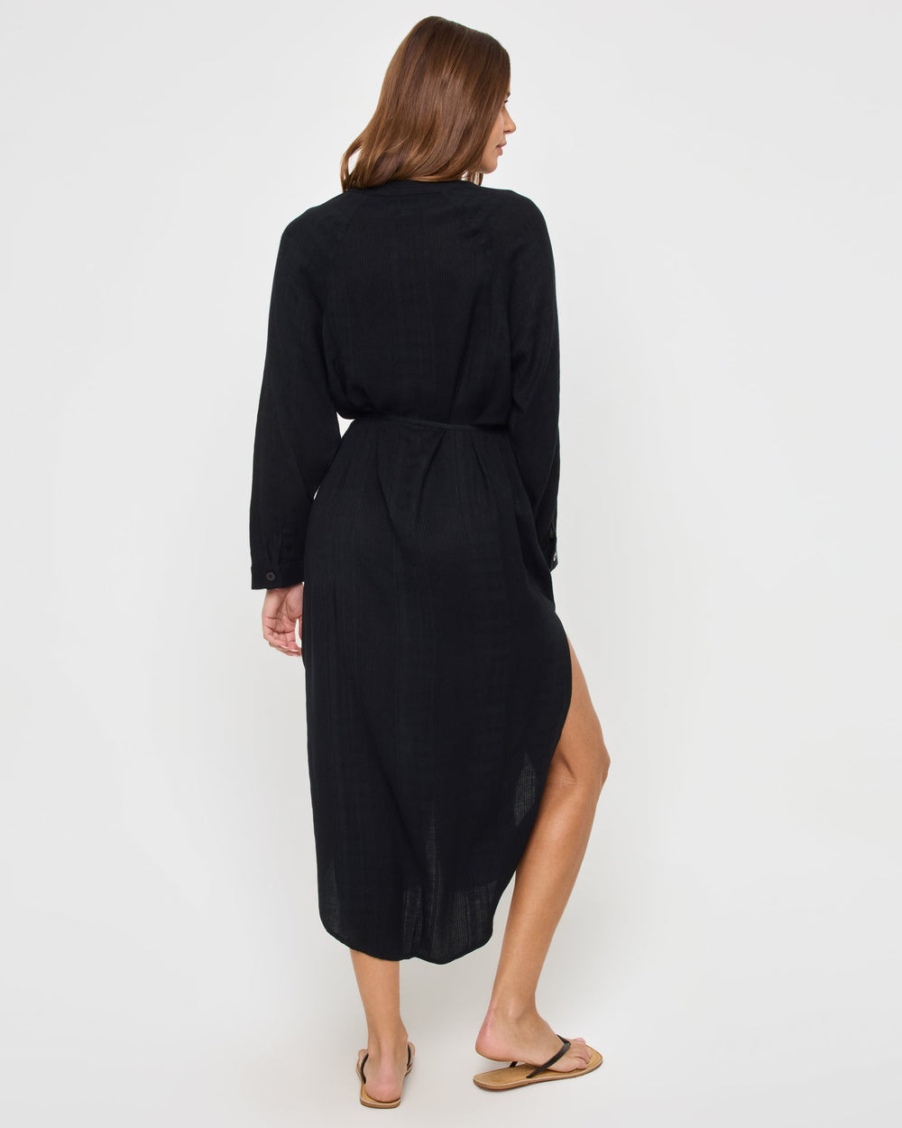 LSPACE Yoli Shirtdress - Black | LSPACE Outlets