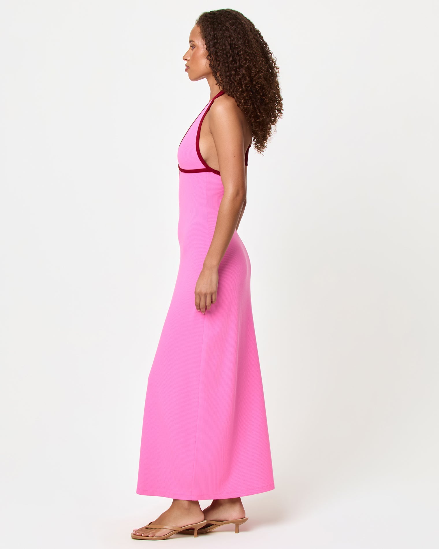 LSPACE Shea Maxi Dress - Hottest Pink-Simmer | LSPACE Outlets
