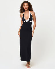 LSPACE Shea Maxi Dress - Black-Cream | LSPACE Near Me