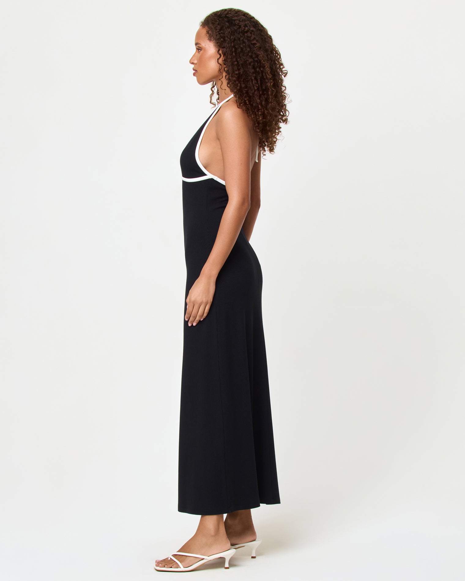 LSPACE Shea Maxi Dress - Black-Cream | LSPACE Near Me