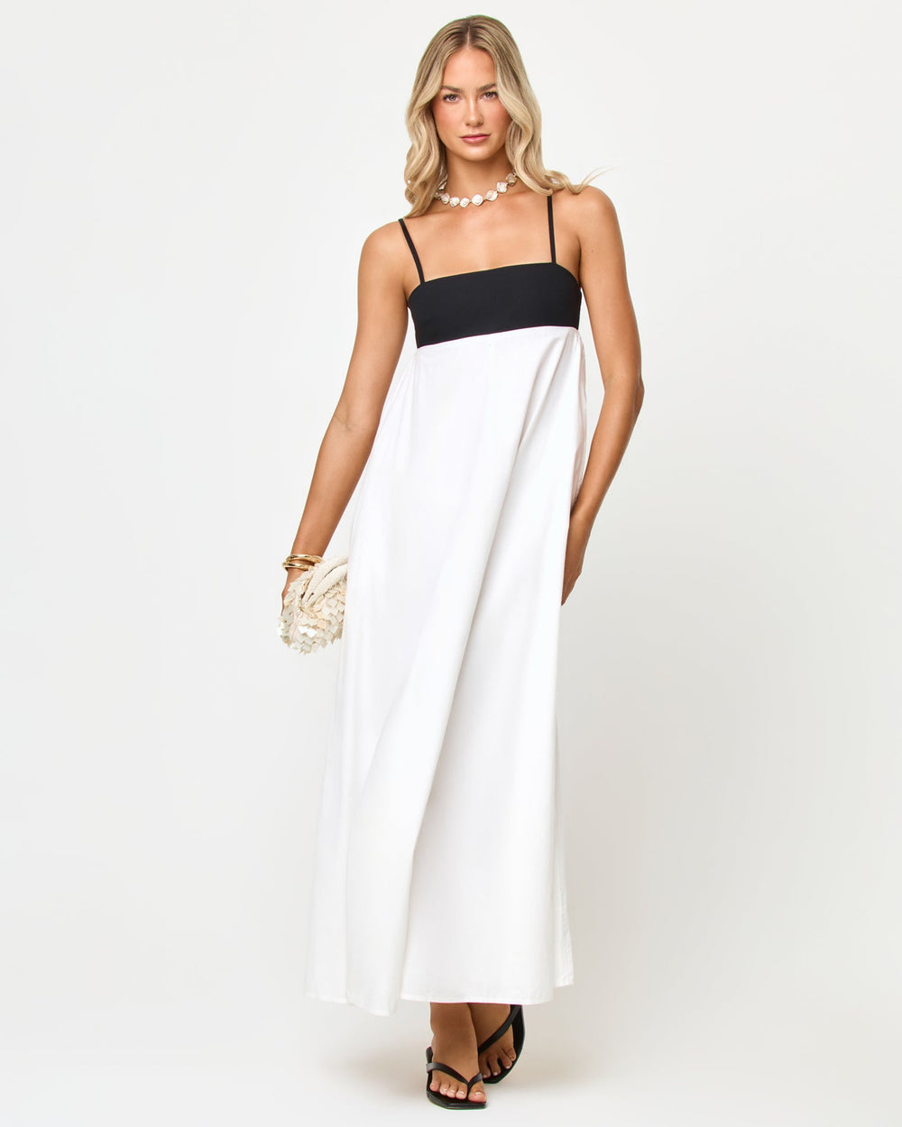 LSPACE Raveena Dress - Black-Cream | LSPACE Outlet