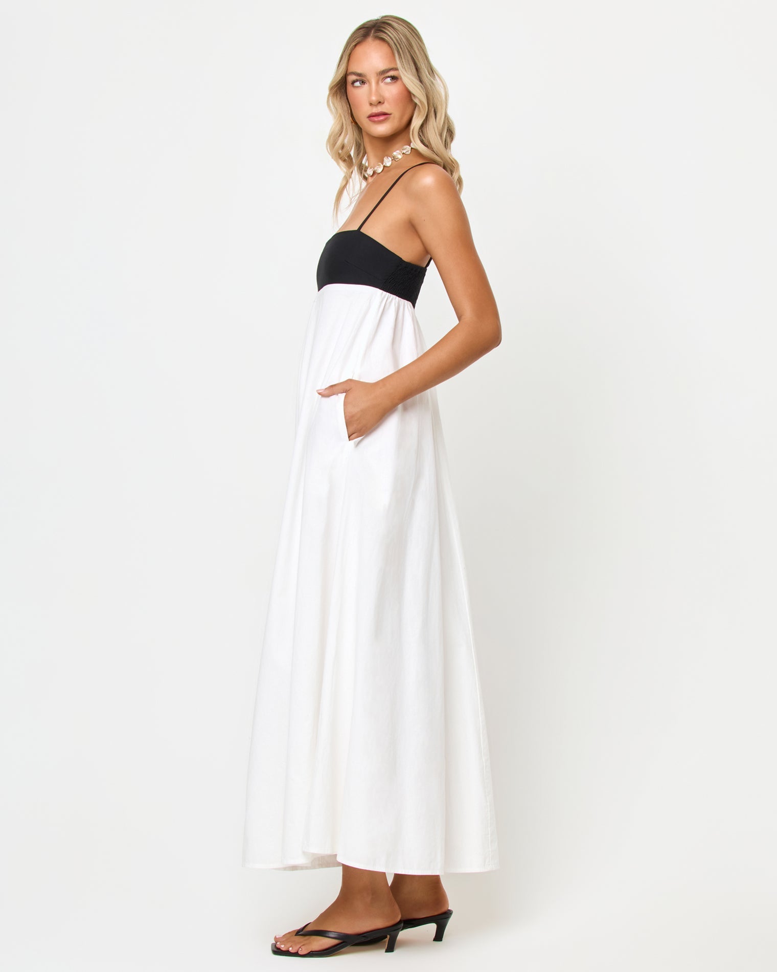 LSPACE Raveena Dress - Black-Cream | LSPACE Outlet