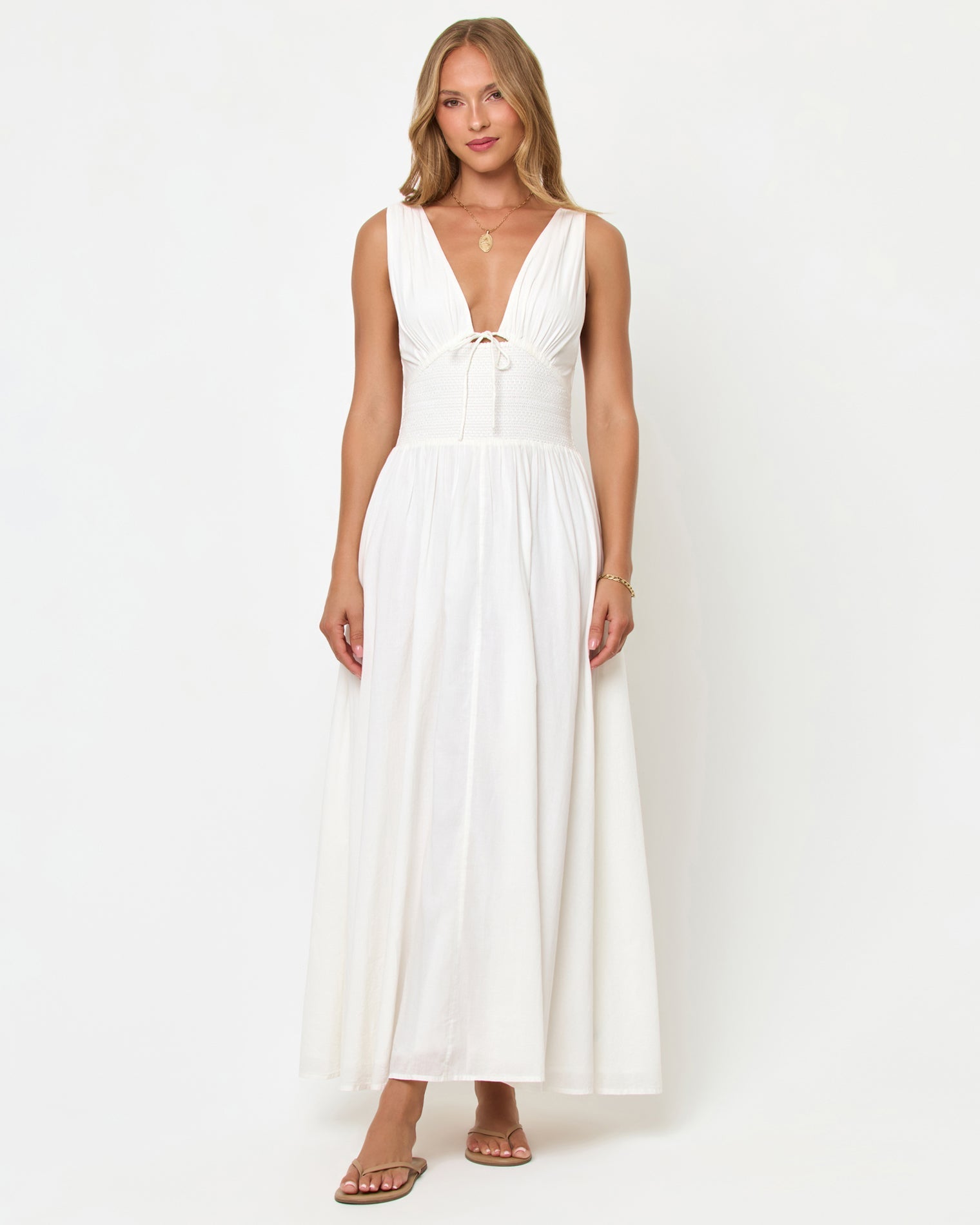 LSPACE Emmaline Maxi Dress - Cream | LSPACE Outlets