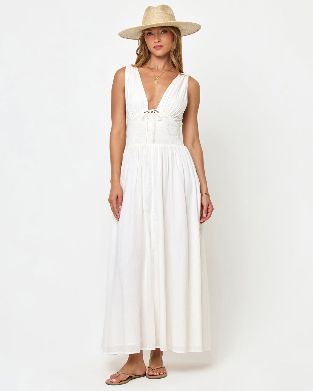 LSPACE Emmaline Maxi Dress - Cream | LSPACE Outlets