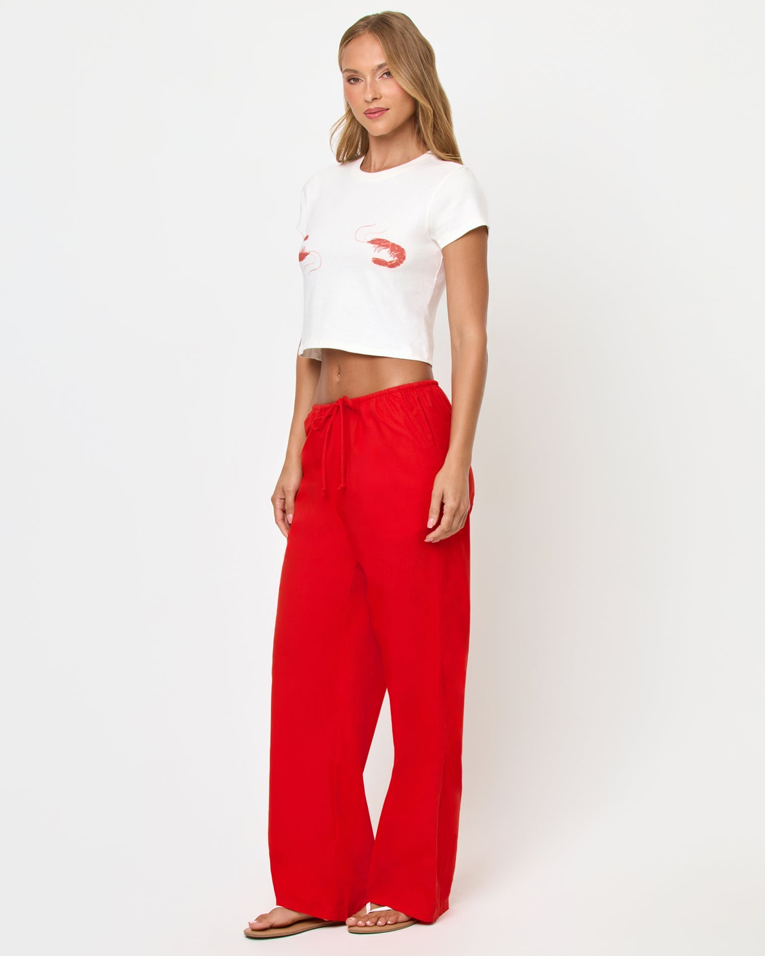 LSPACE Merci Baby Tee - Shrimp | LSPACE Outlets