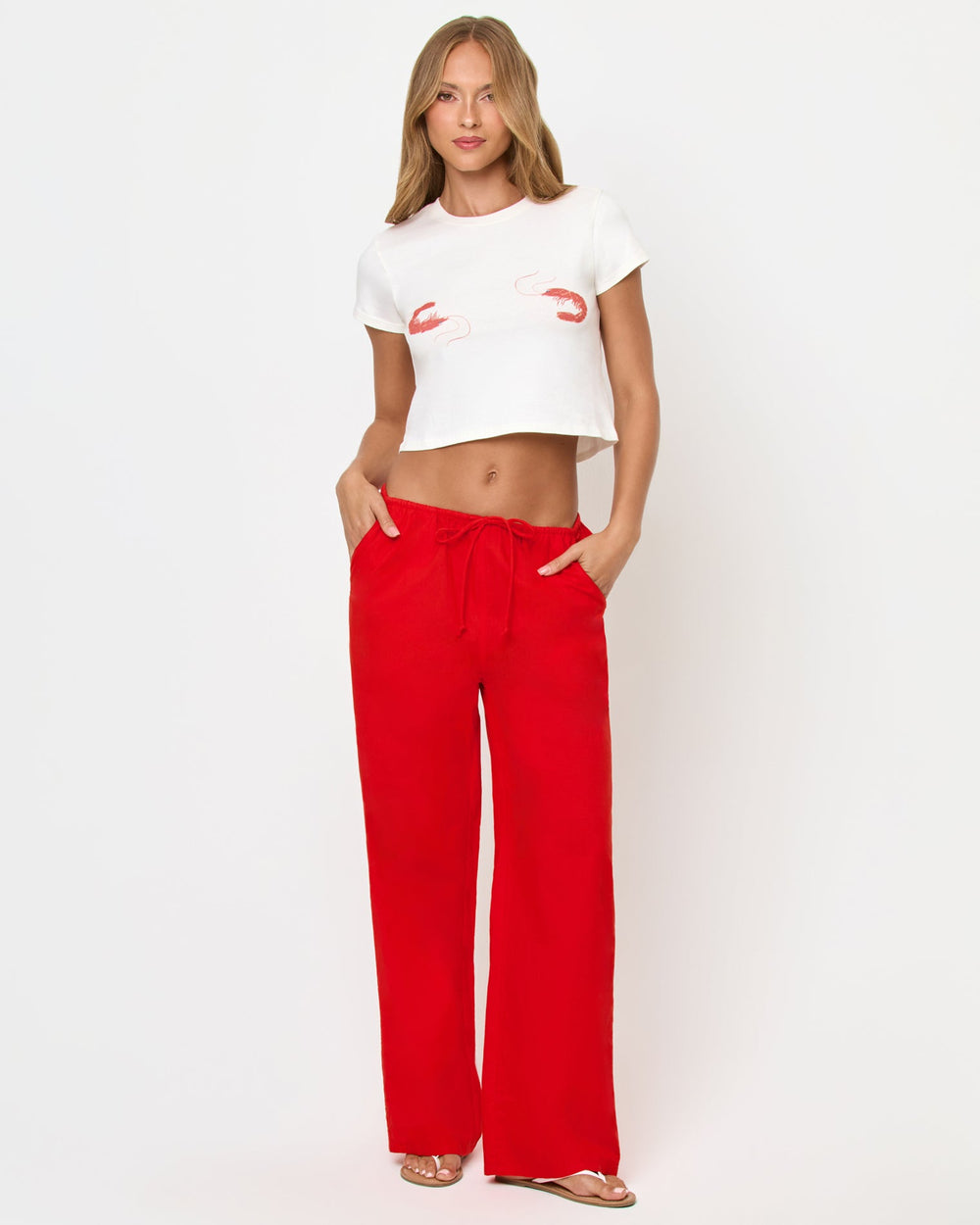 LSPACE Merci Baby Tee - Shrimp | LSPACE Outlets