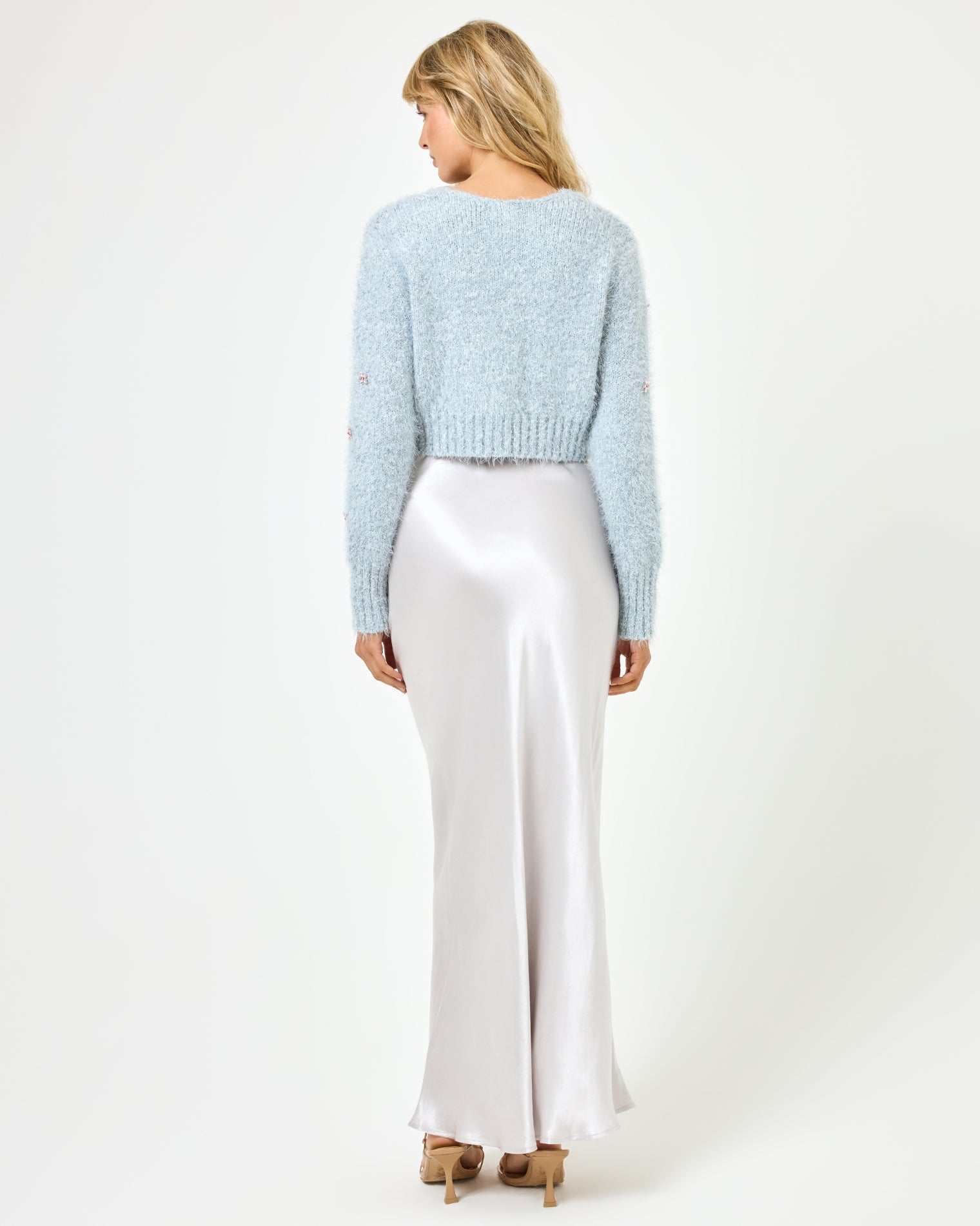 LSPACE Crystal Cardigan - Dove | LSPACE Online