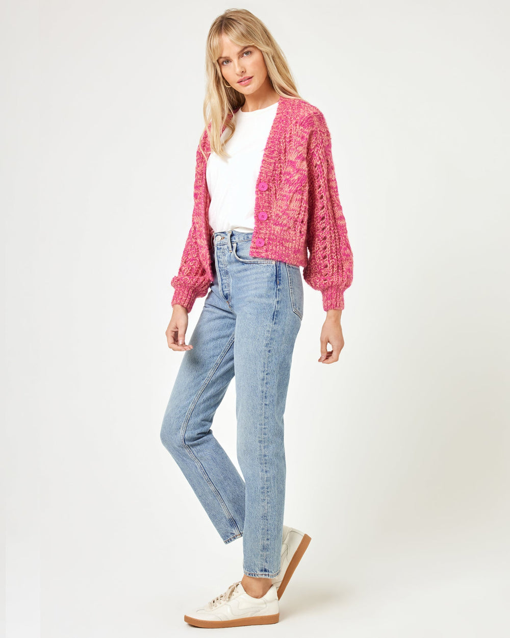 LSPACE Strawberry Fields Cardigan - Strawberry Marl | LSPACE Discount