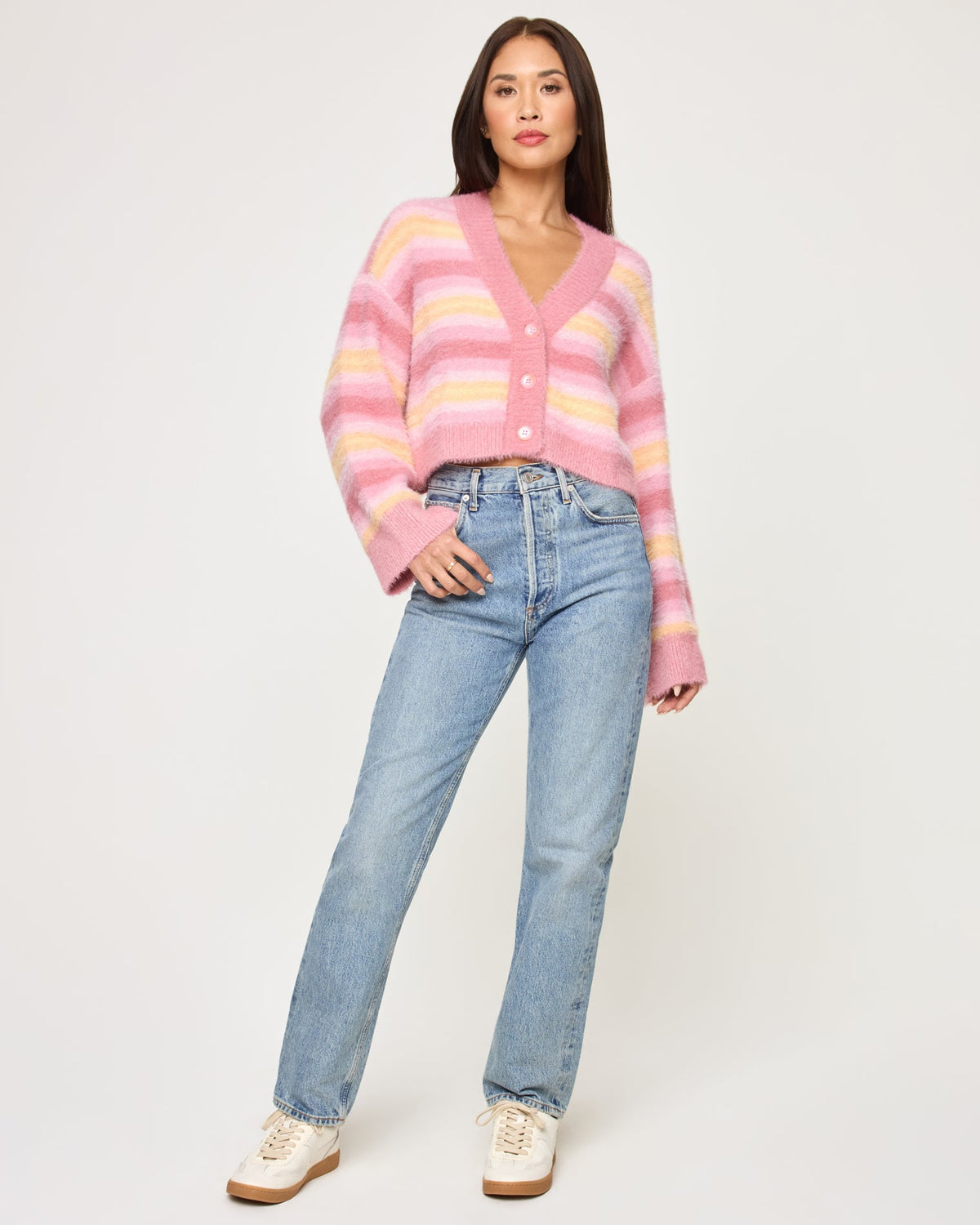 LSPACE Daybreak Cardigan - Daybreak Stripe | LSPACE US