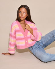LSPACE Daybreak Cardigan - Daybreak Stripe | LSPACE US