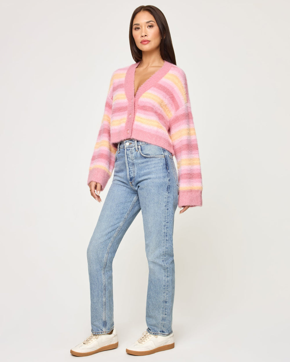 LSPACE Daybreak Cardigan - Daybreak Stripe | LSPACE US