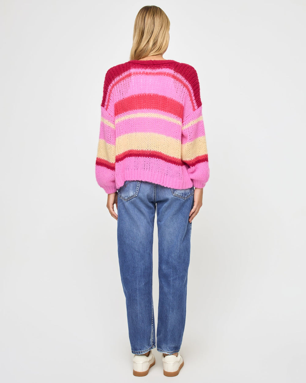 Womens Pink Knit Cardigan - LSPACE Lido Colorful Cardigan | LSPACE For Sale