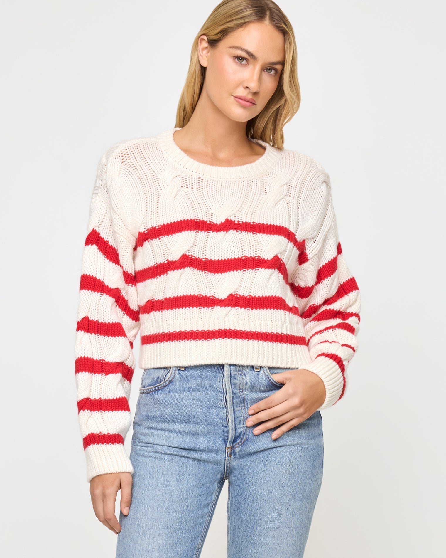 Kensley Pullover - Cream-Flame | LSPACE Outlets