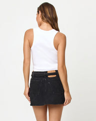 aligrace Belted Mini Skirt - Black | LSPACE Online