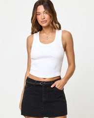 aligrace Belted Mini Skirt - Black | LSPACE Online