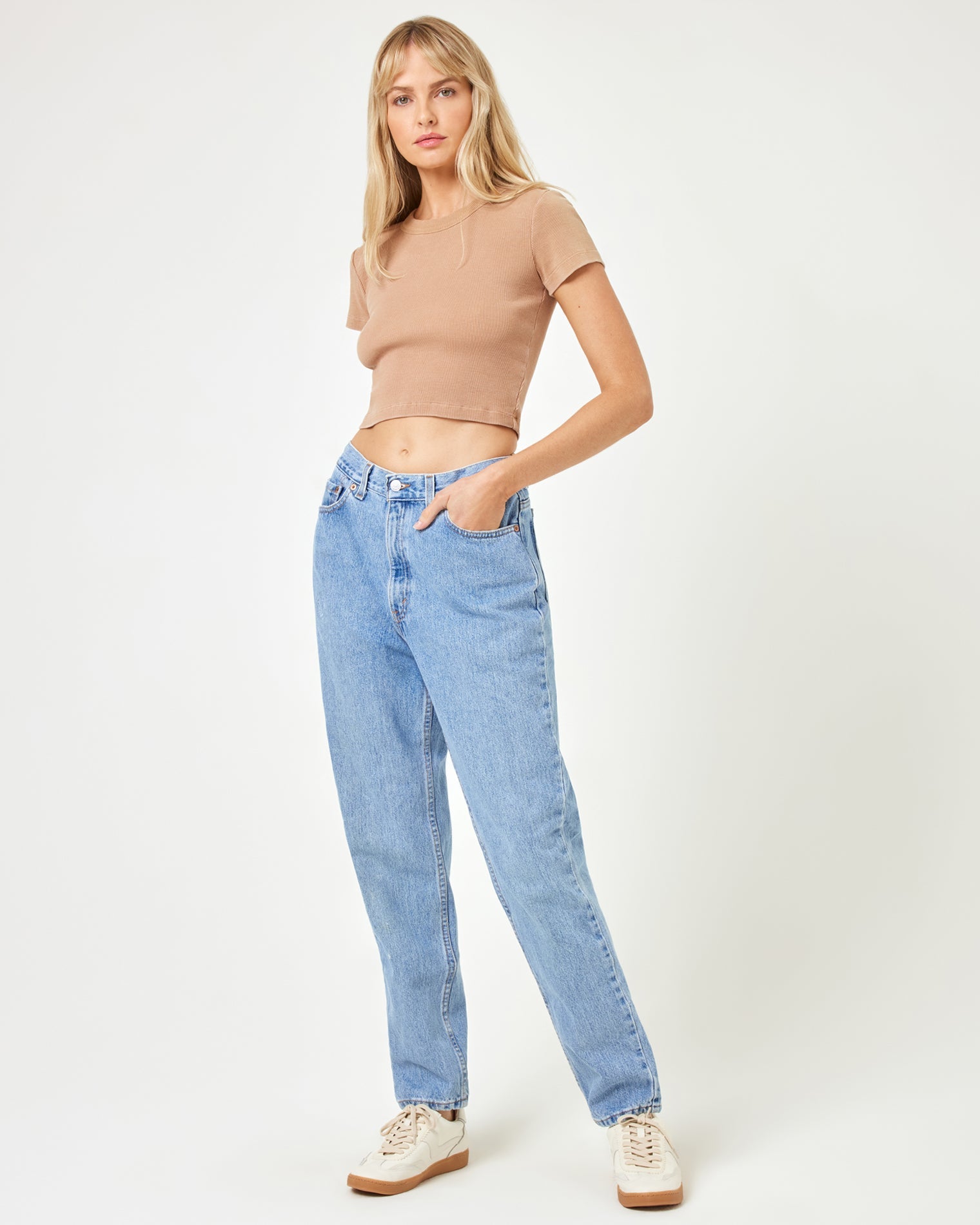 aligrace Michelle Tilted Denim Pant | LSPACE US