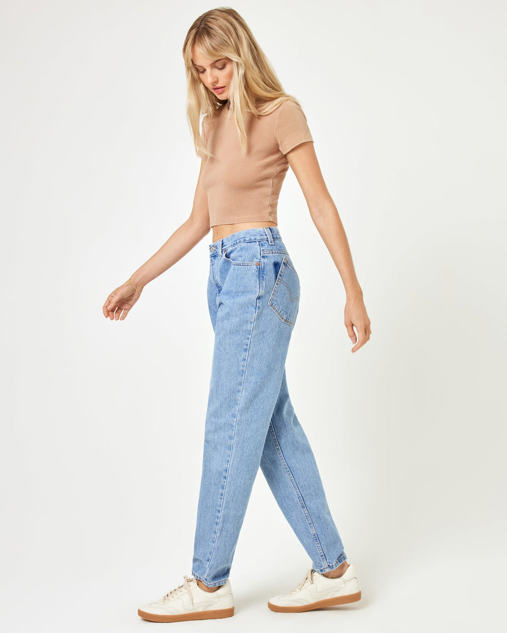 aligrace Michelle Tilted Denim Pant | LSPACE US