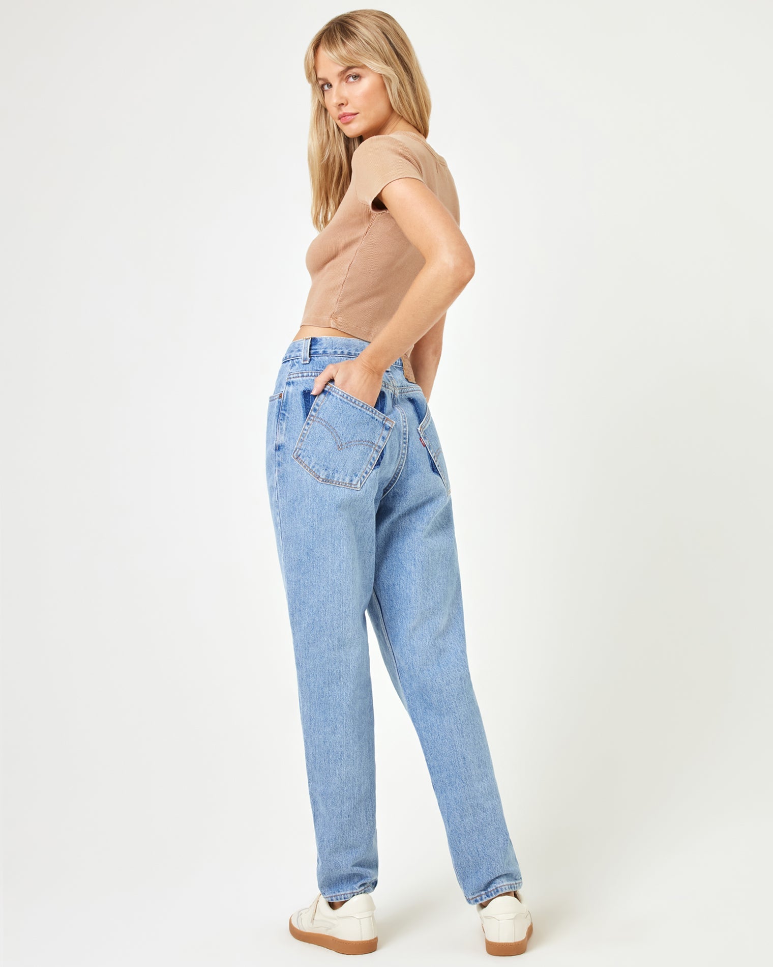 aligrace Michelle Tilted Denim Pant | LSPACE US