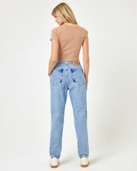 aligrace Michelle Tilted Denim Pant | LSPACE US