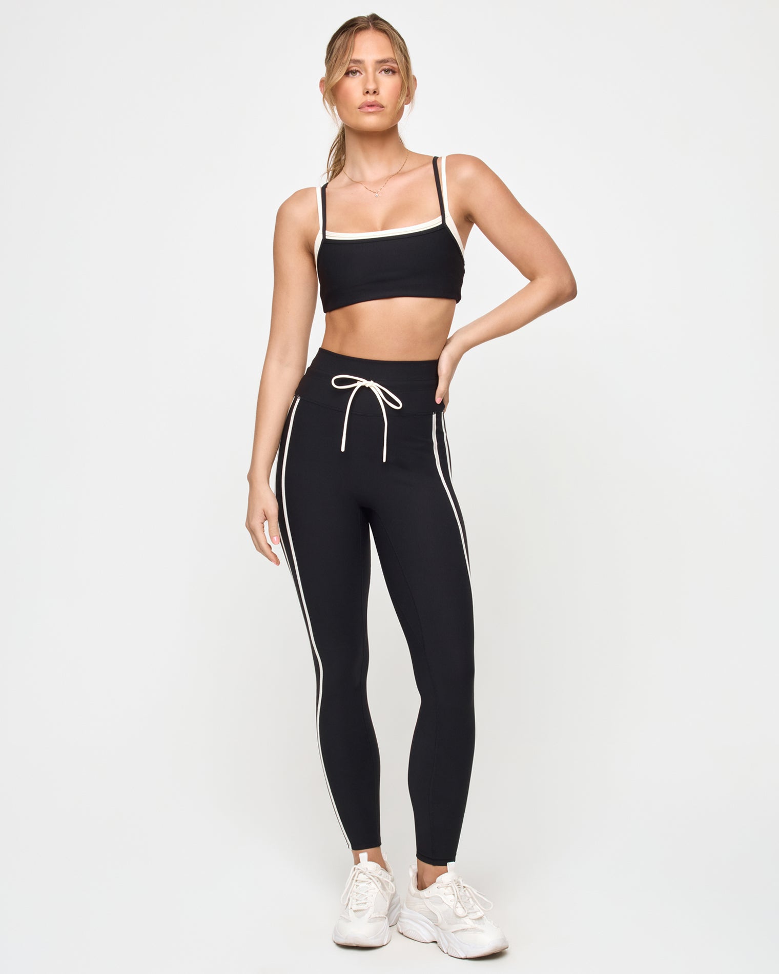 LSPACE Kelly Bra - Black-Cream | LSPACE US