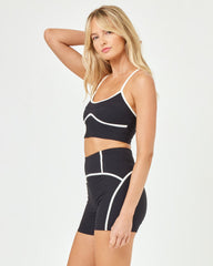 LSPACE Revel Top - Deepteal-Cream | LSPACE Outlets