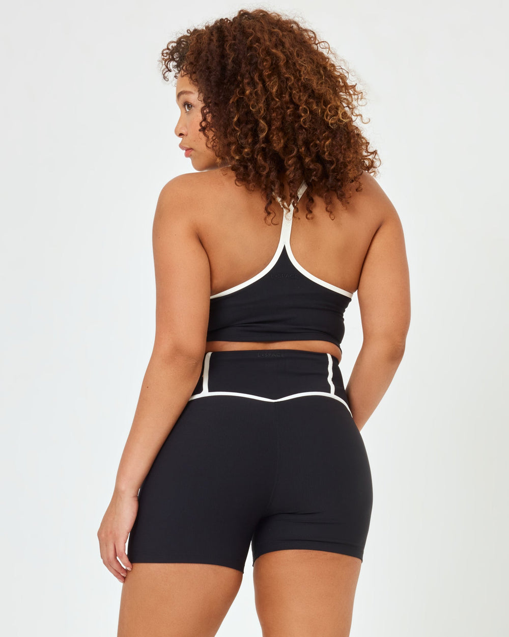 LSPACE Revel Top - Deepteal-Cream | LSPACE Outlets