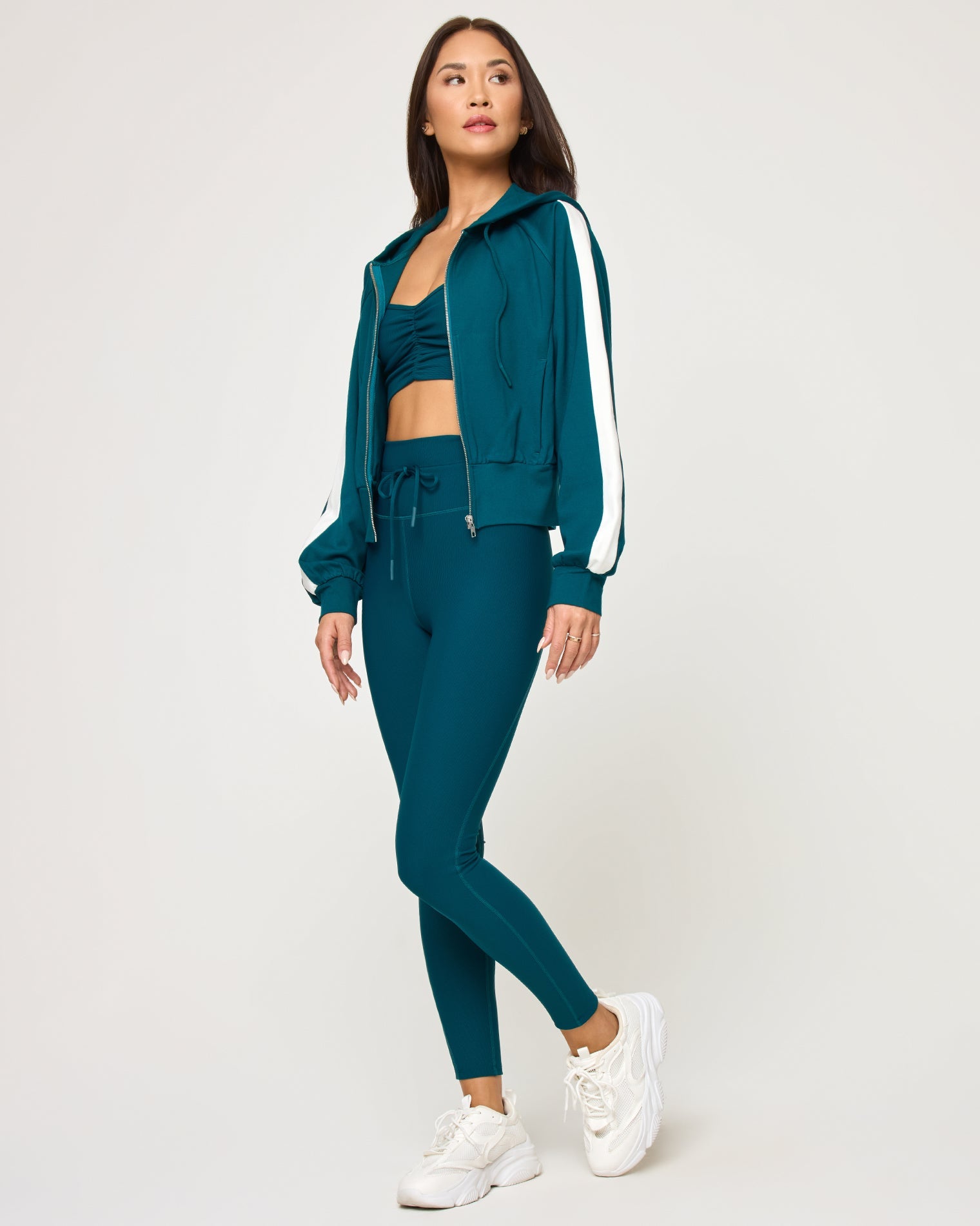 LSPACE Back To Back Jacket - Deepteal-Cream | LSPACE Online