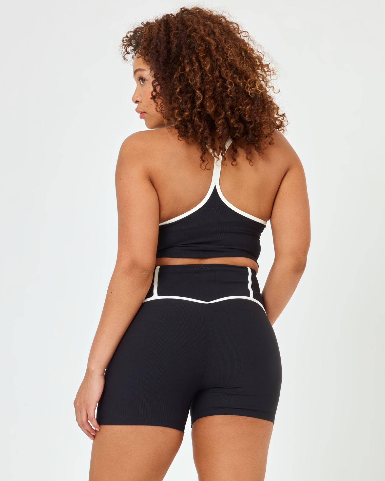 Revel Short - Black-Cream | LSPACE US