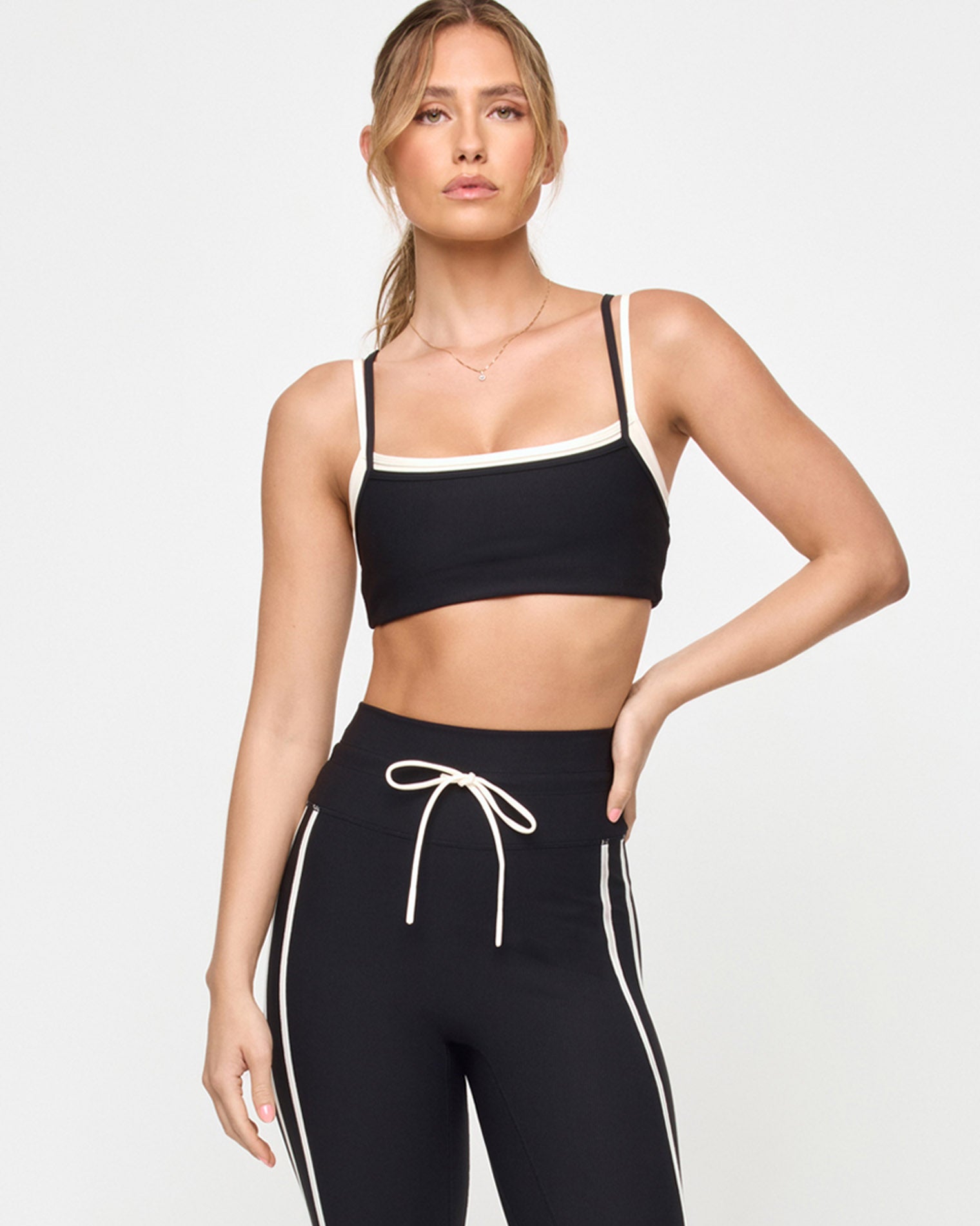 LSPACE Sutton Pant - Black-Cream | LSPACE Near Me