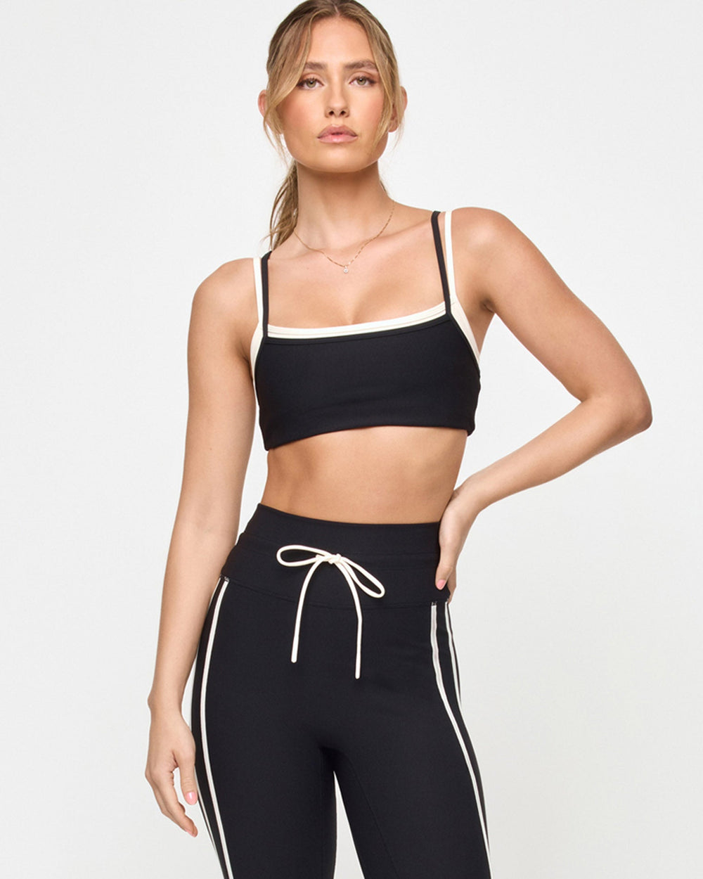 LSPACE Sutton Pant - Black-Cream | LSPACE Near Me