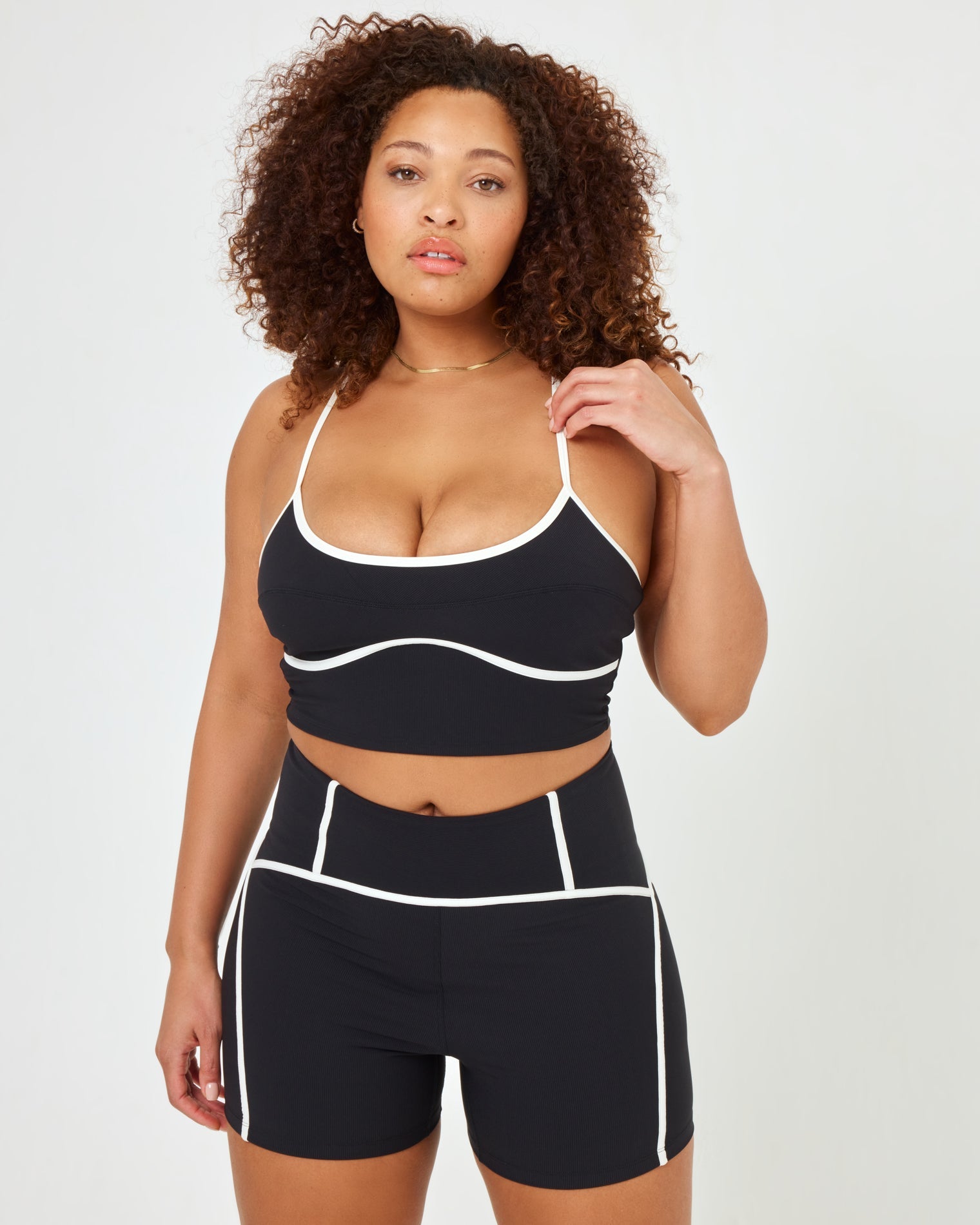 LSPACE Revel Legging - Black-Cream | LSPACE Outlet