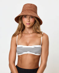Brown Raffia Bucket Hat - LSPACE Seville | LSPACE Online