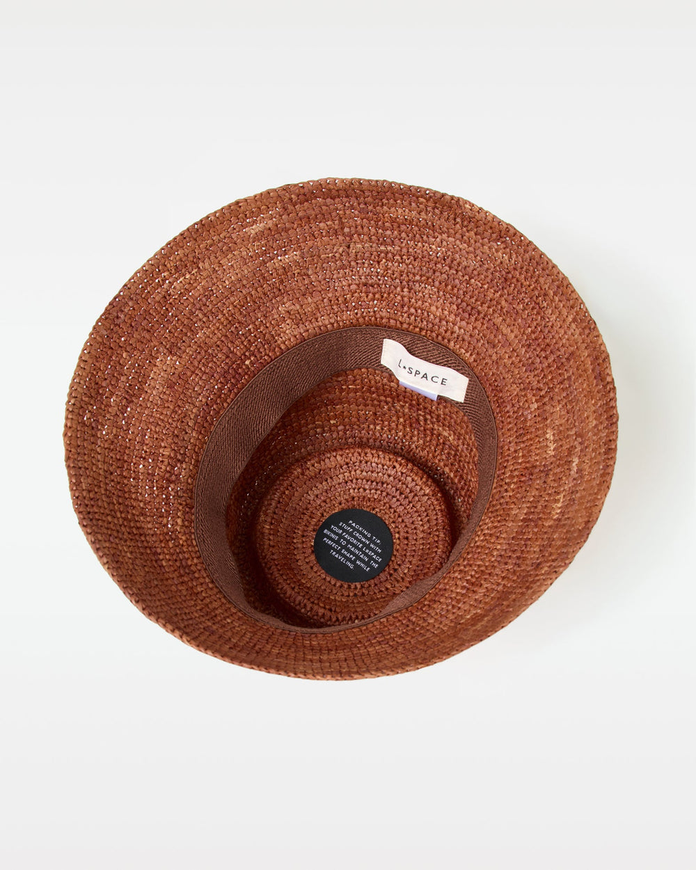 Brown Raffia Bucket Hat - LSPACE Seville | LSPACE Online