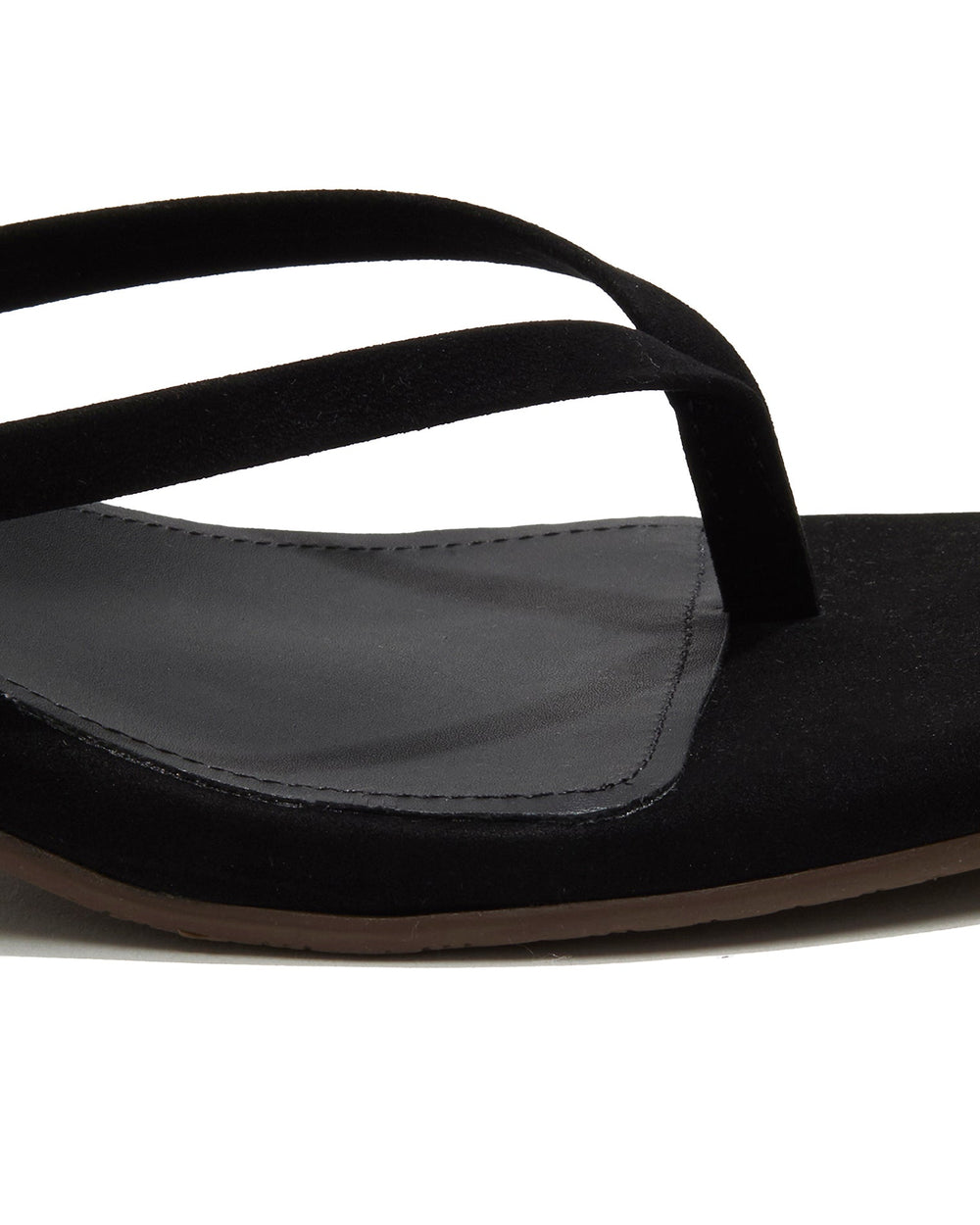 TKEES Square Toe Julia Suede - Black | LSPACE Online