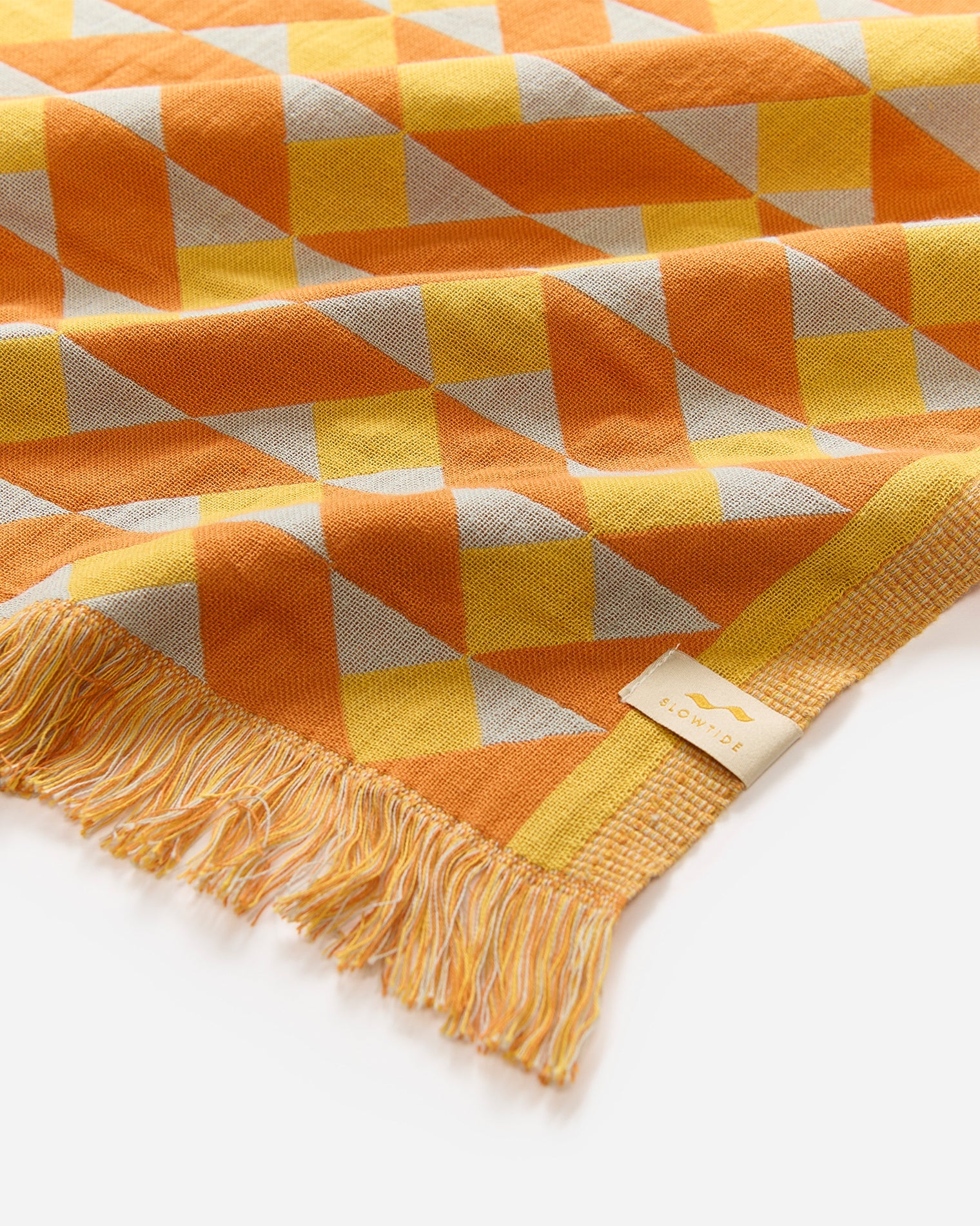 Slowtide Daydream Driftweave Turkish Towel - Curry | LSPACE Website Store